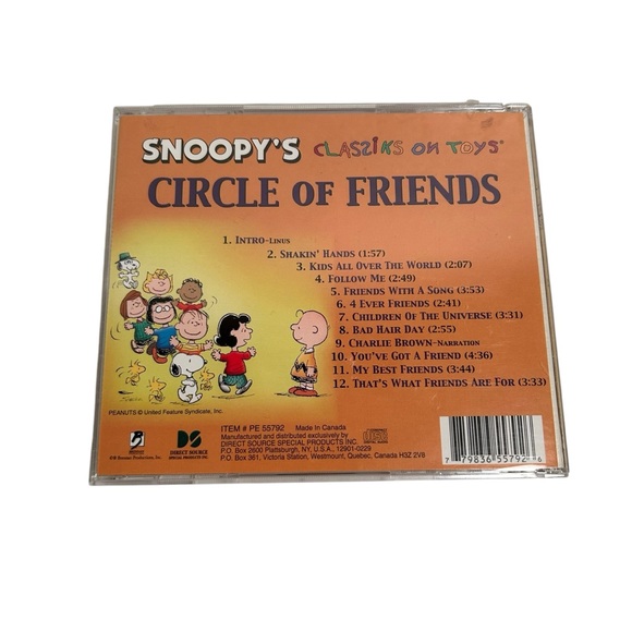 Peanuts Snoopy's 3 Compact Disc Set Classiks on Toys Sing-A-Long Beatles Novelty - Picture 5 of 15